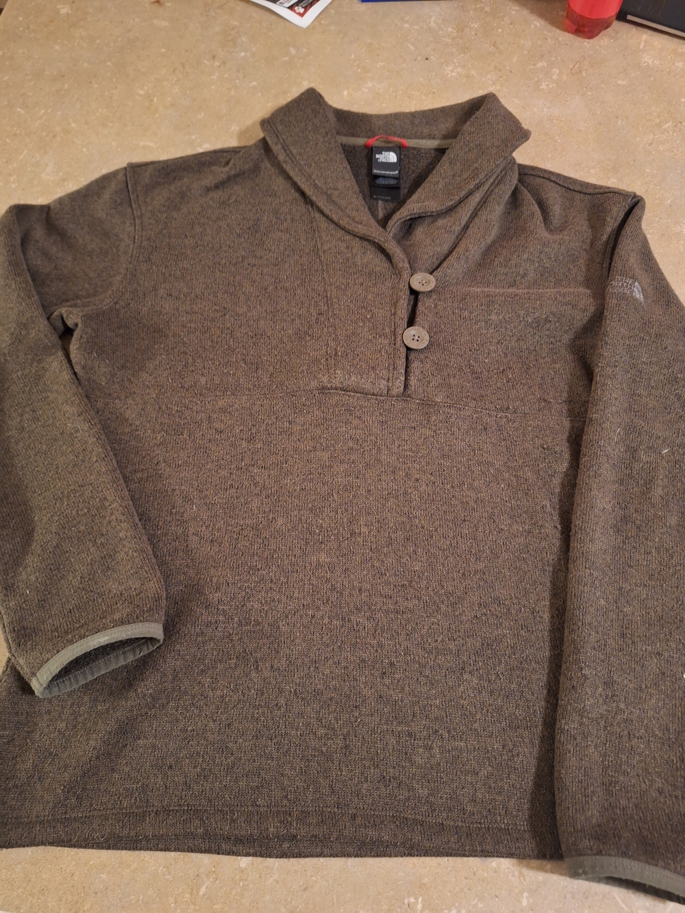 The North Face Women's Brown Shawl-Collar Pullover